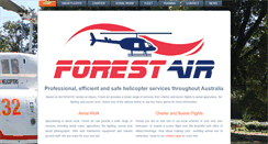 Desktop Screenshot of forestair.com.au